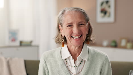 portrait of a smiling senior woman