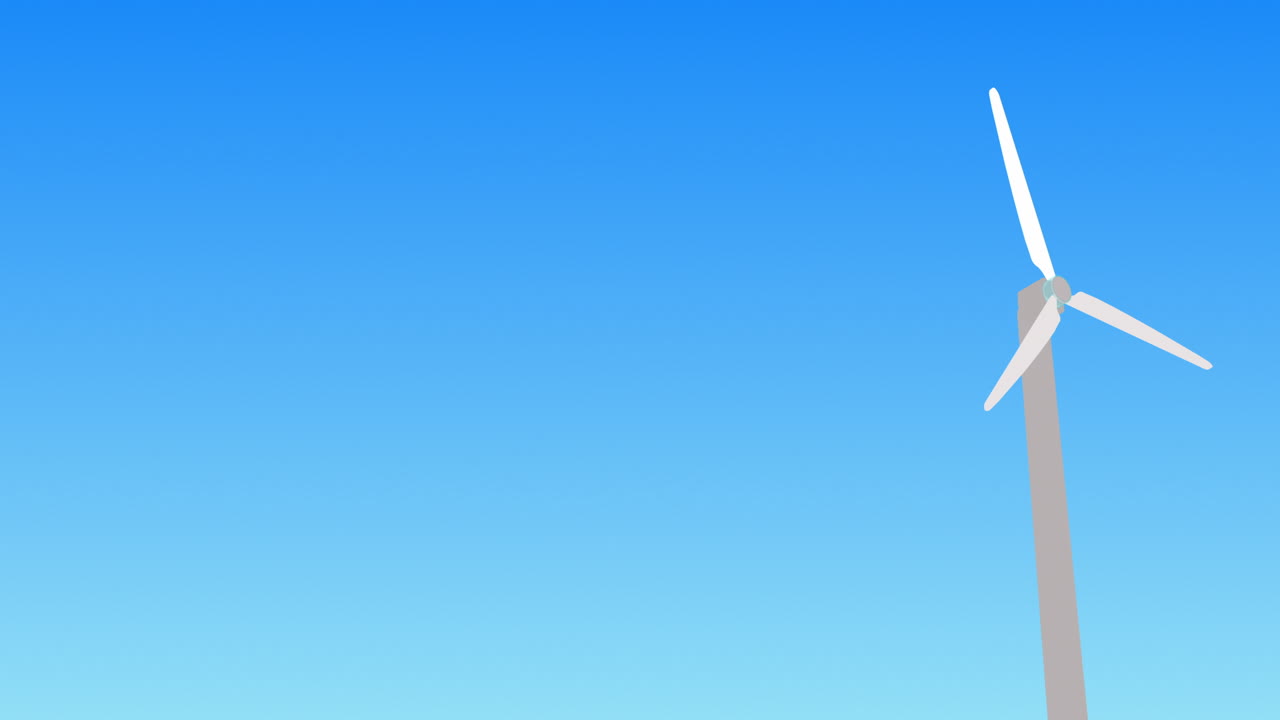 풍력 터빈과 배터리 아이콘: 깨하고 재생 가능한 에너지의 상징