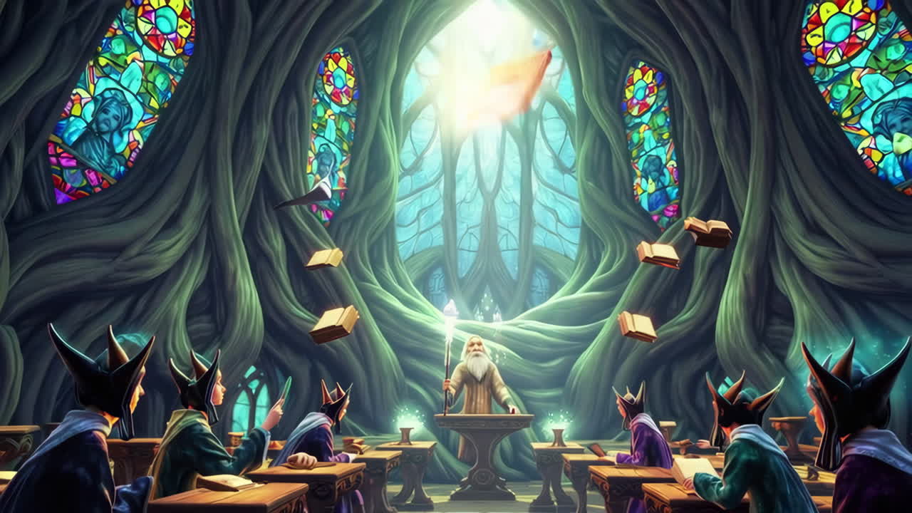 A Magical Academy: Learning Ancient Spells and Mysteries