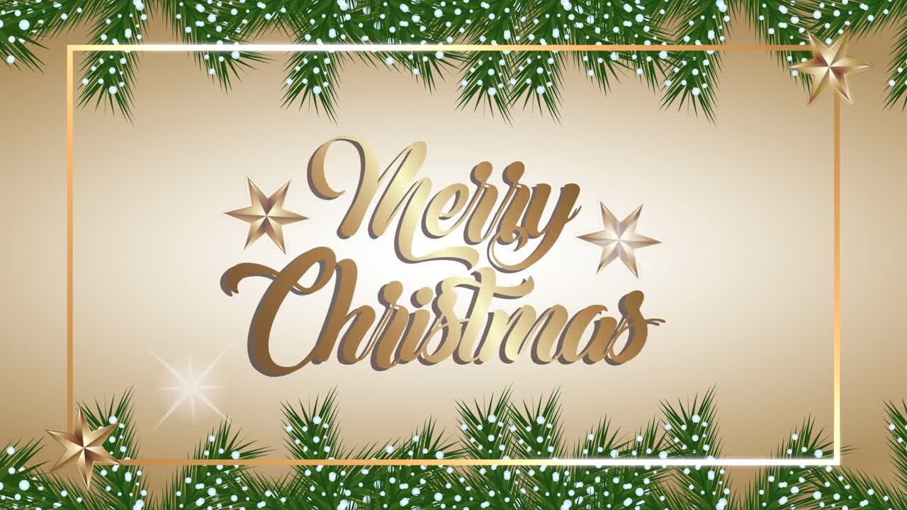메리 크리스마스 문자 애니메이션