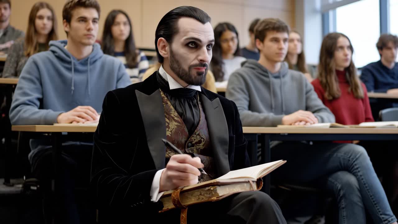 A Vampire in a Classroom