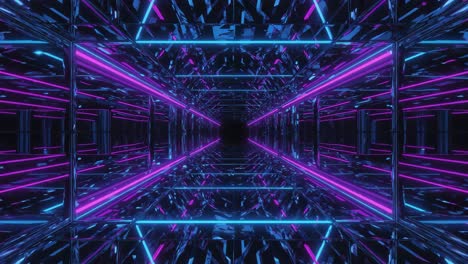 neon tunnel abstract