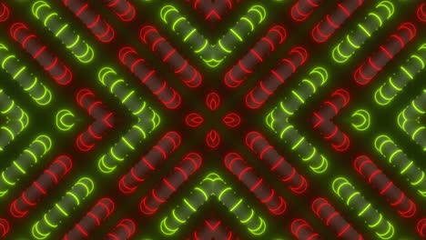 neon geometric pattern