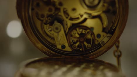 dials spin on a pocket watch