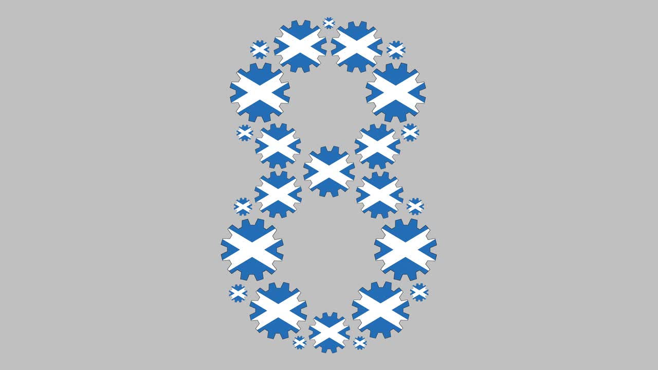 el número ocho escocés