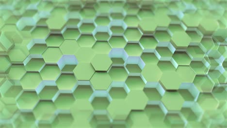 tecnología de movimiento de fondo de patrón hexagonal