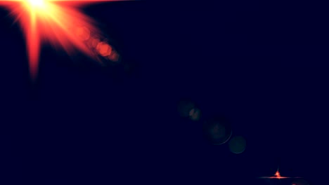 inflamación óptica, luces, inflamación de la lente, transiciones, quemaduras de la película, fugas de luz, flashes de la cinta, agotamiento