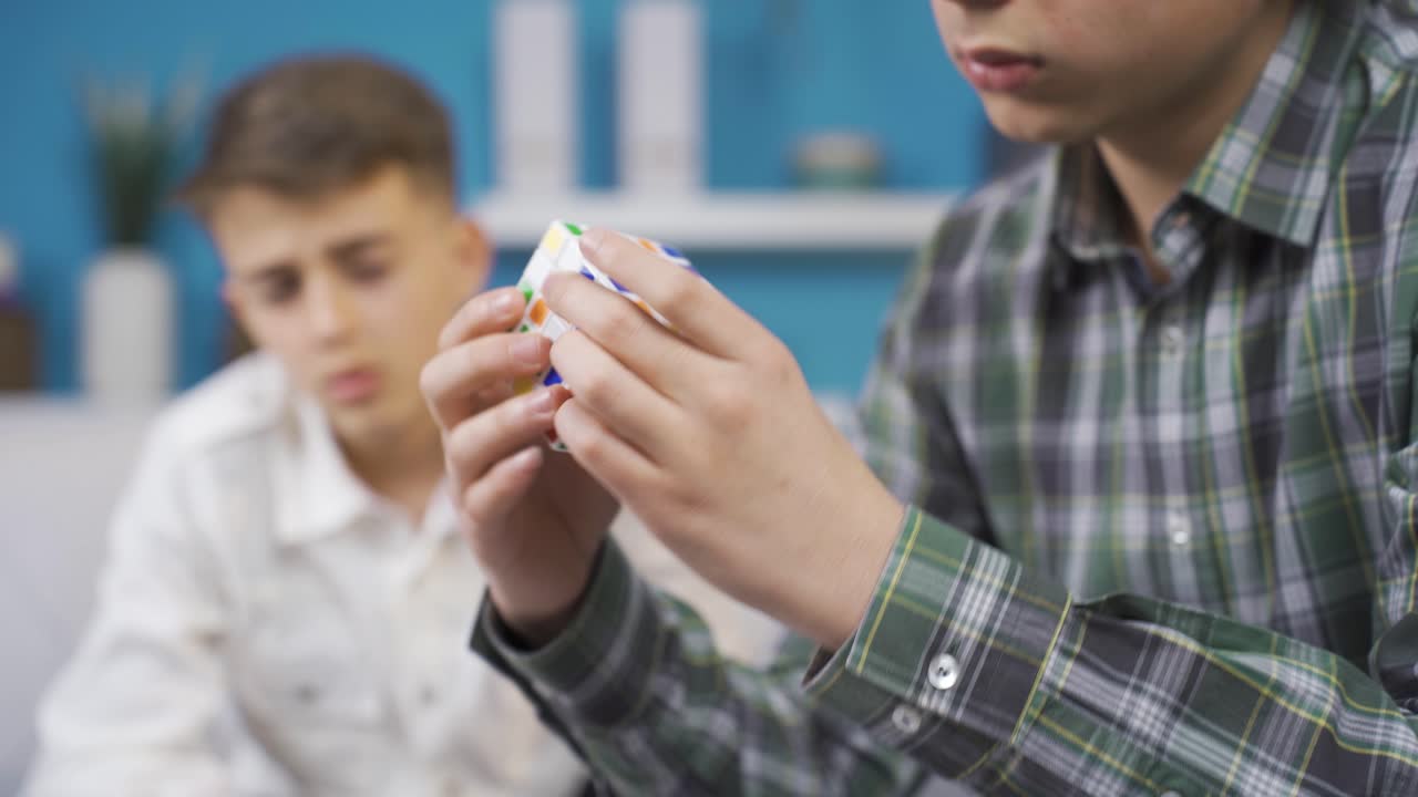 성공적이고 지능적인 두 형제입니다.