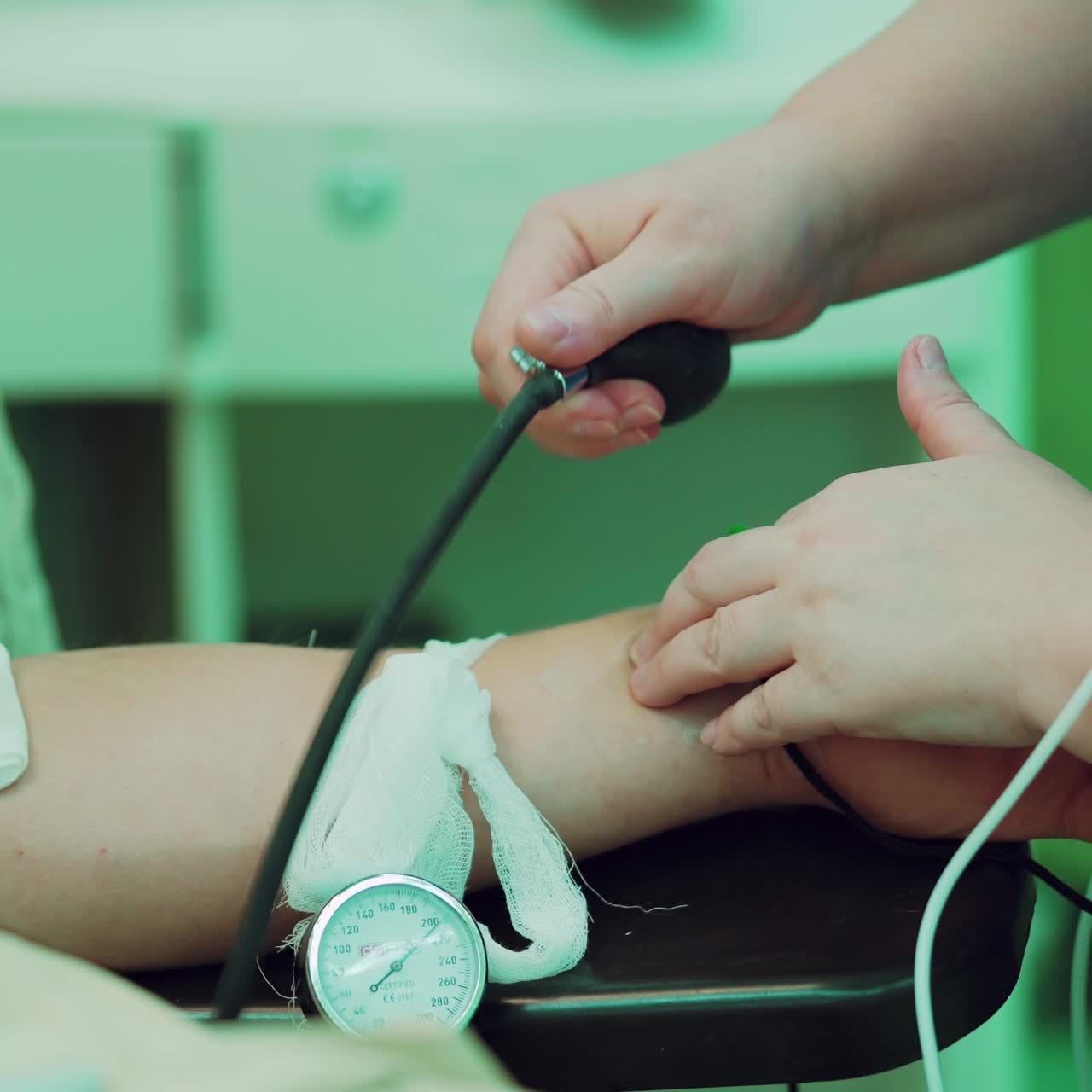 Workflow during the operation. Surgical intervention.