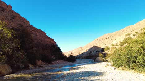 Ein-Fluss-Mitten-In-Der-Sahara,-Algerien,-Biskra