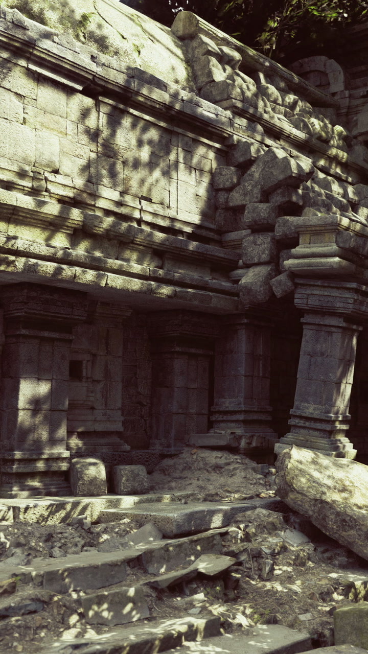 Ancient ruins uncover history in a forgotten sunlit place