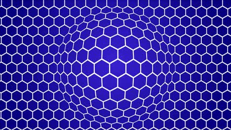 hexagonal abstract scifi microscope style modern motion background loop