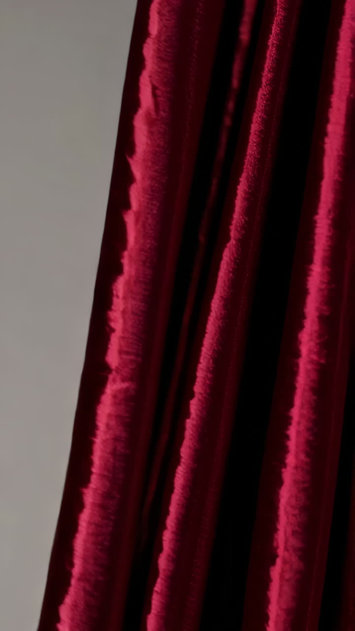 Red Curtain Fabric