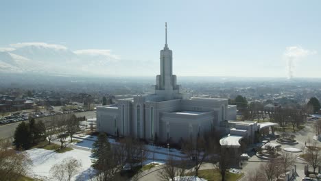 templo de timpanogos para la iglesia de jesucristo de los santos de los ultimos dias, antena