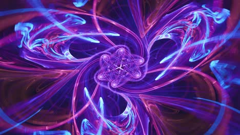 Visual-fantasy-of-hypnotic-color-swirls,-fractal-abstract-ecstasy-endless-loop-of-renewing-life-and-recycling-energy-flow,-spiritual-awakening,-intricate-flowing-geometric-mandala-patterns