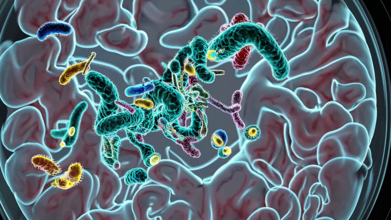 3D Rendering of Diverse Bacteria