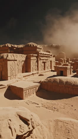ancient desert city ruins