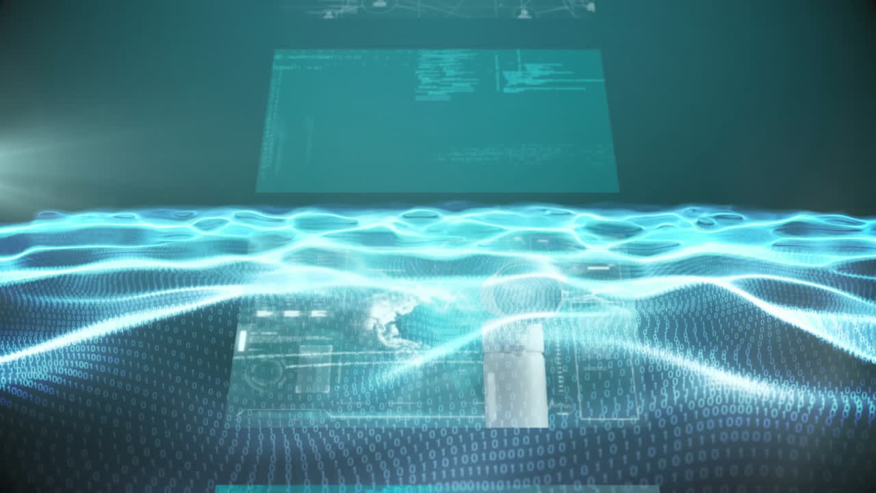 바이너리 코딩을 통해 디지털 화면의 애니메이션