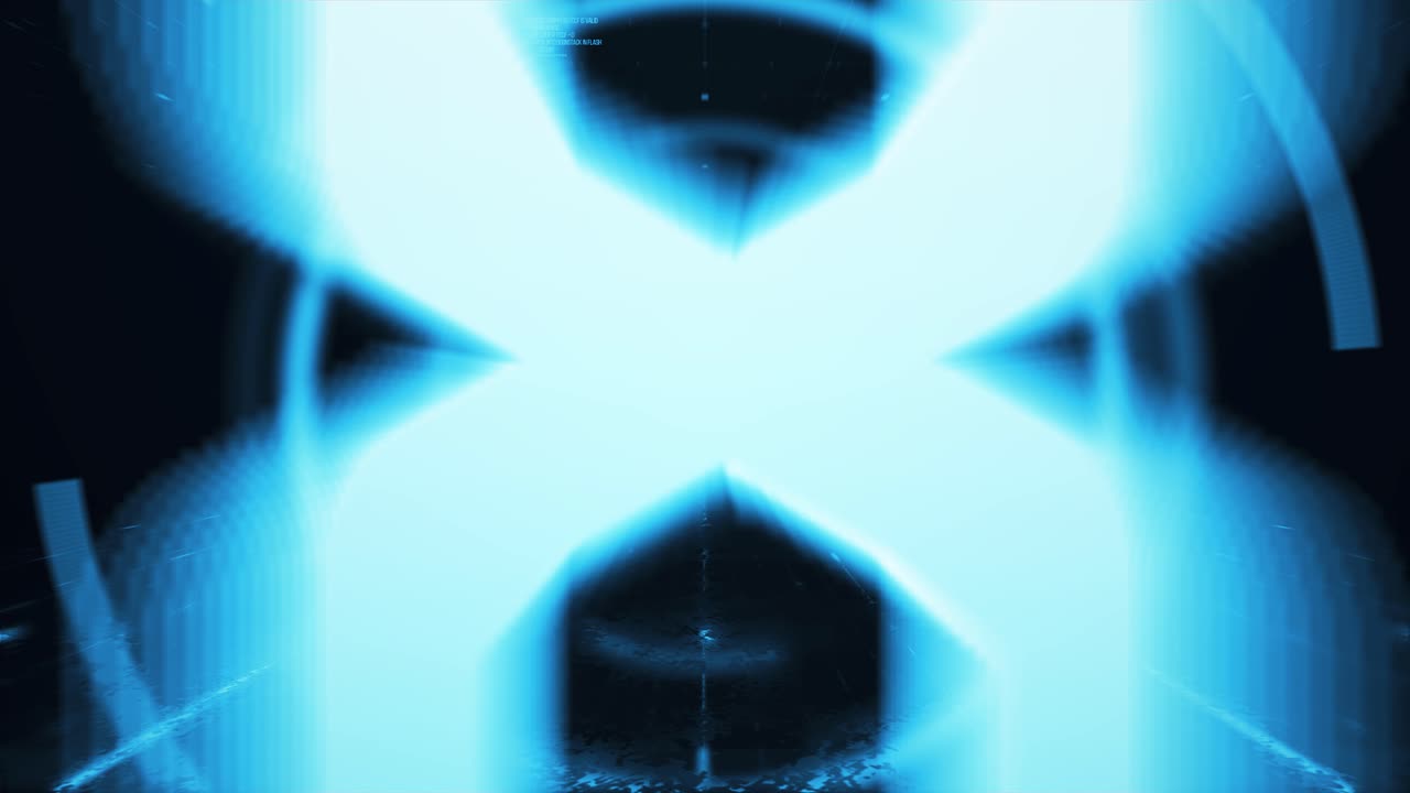 azul digital hi tech cuenta atrás 10 segundos círculo futurista elementos giratorios concepto de animación hud hermoso fondo con reflejo