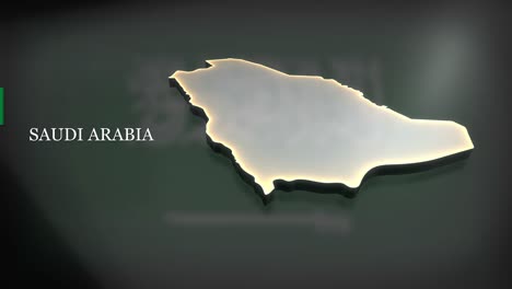 3d animated map of saudi arabia