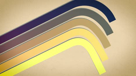 vibrant retro background with curving lines in a warm to cool gradient. subtle texture adds vintage feel. dynamic abstract design for music, technology, or web.