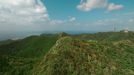 panoramic view shot of view point in okinawa, japan