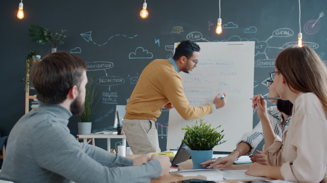 reunión de negocios en curso