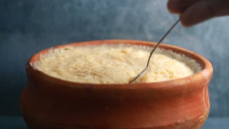 kulfi in a clay pot