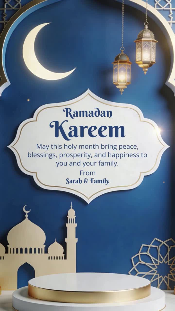 Ramazan Kareem Dikey Tebrik