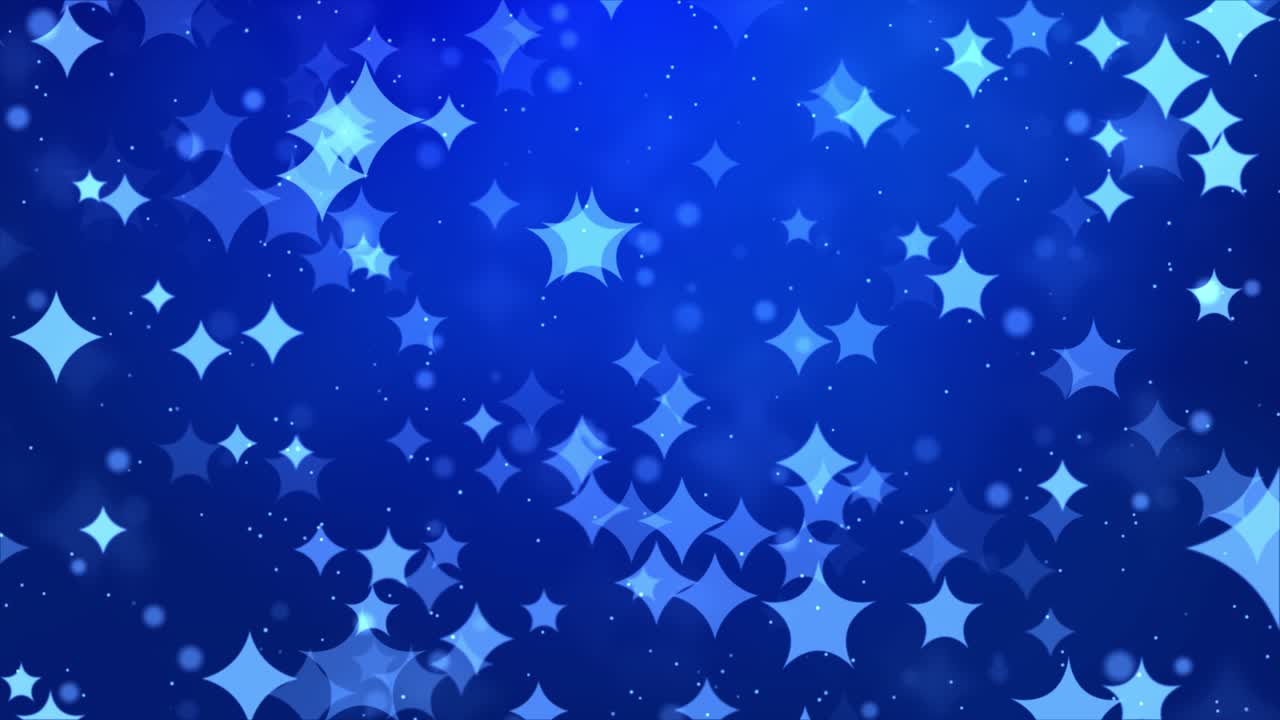 Abstract Blue Star Background
