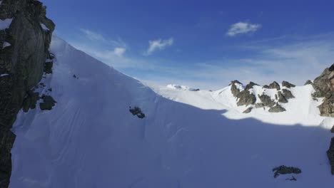 snowy mountain peaks and landscapes