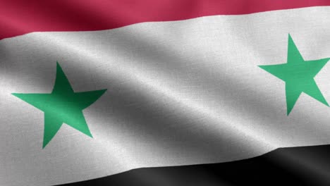 waving loop 4k national flag of syria