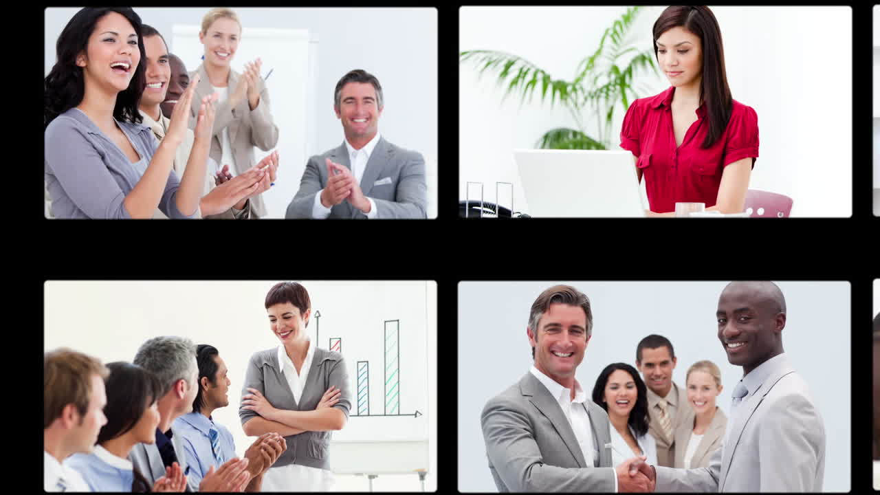 videos de negocios que se deslizan