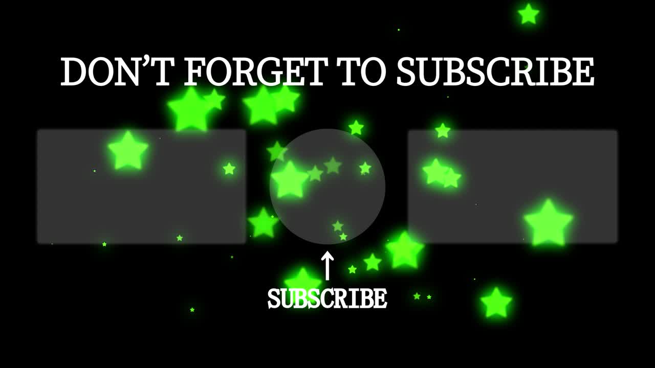 객체 조명 엔드 카드 엔딩 스크린 모션 그래픽