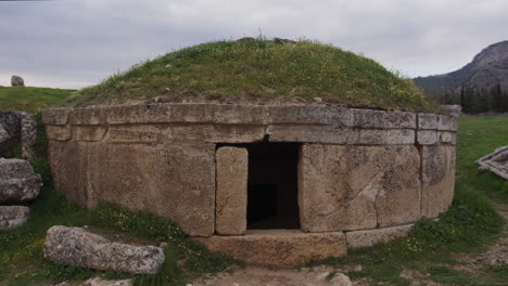 ancient tomb in the necropolis of hierapolis