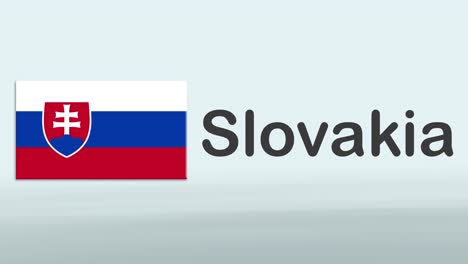 3d-Presentation-promo-intro-in-white-background-with-a-colorful-ribon-of-the-flag-and-country-of-Slovakia