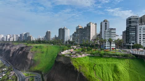 el parque del amor, love park in miraflores, lima, peru