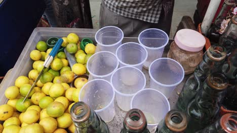 closeup of north indian subcontinent popular street food shot by handheld gimbal in 4k