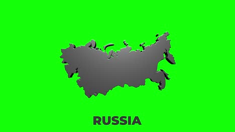 russia map showing up intro by regions 4k animated russia map intro background with countries appearing and fading one by one and camera movement