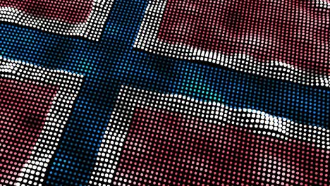 norway dark flag - loop