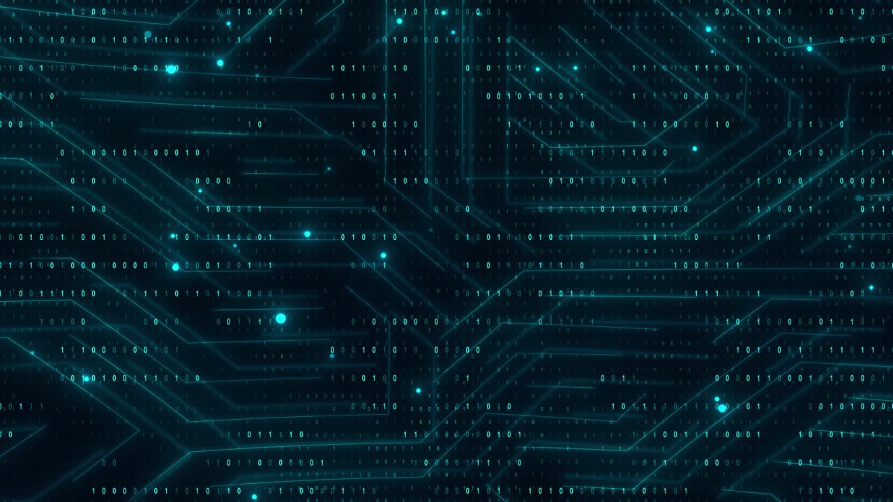 Digital technology background circuit board data moving cpu high tech artificial intelligence ai