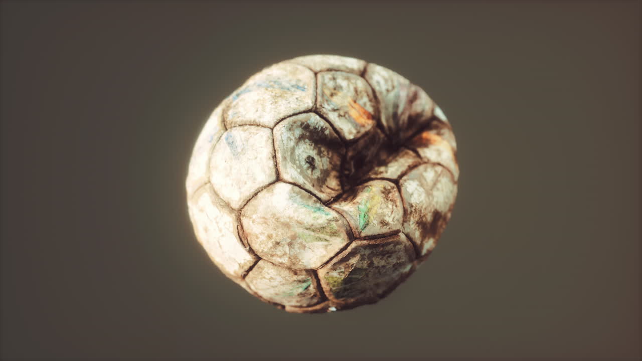 ⁇ 은 가죽 축구 공