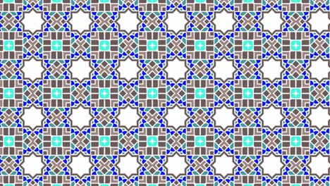 illustration of complimentary pattern animation in black grey aqua blue and white colors