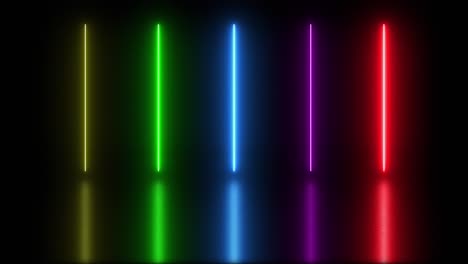 fondo colorido abstracto con rayos de neón brillantes y líneas brillantes