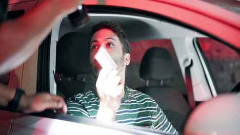 police traffic stop