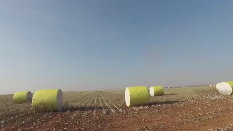 Driving-Plate,-View-of-Cotton-Bales-During-Harvesting-Season