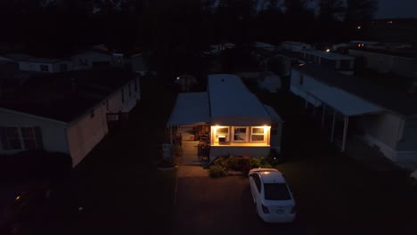 quiet mobile home park