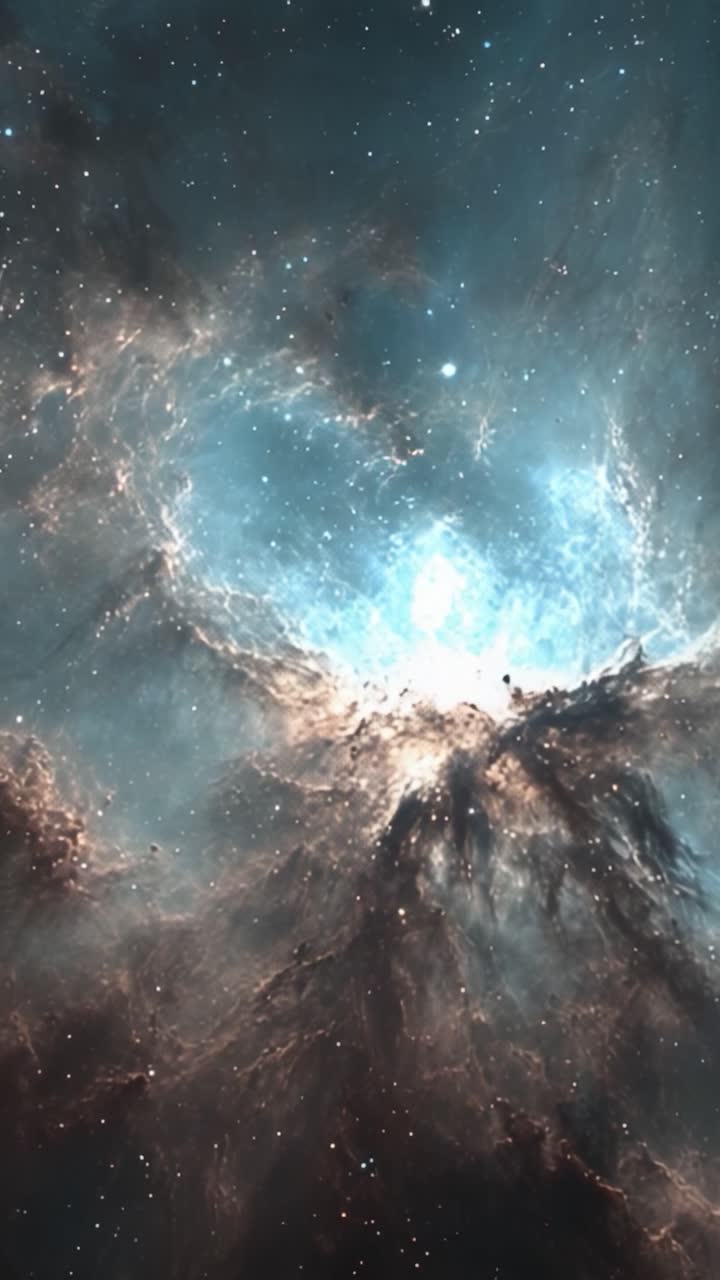 A Stunning Cosmic Landscape: Captivating Views of a Nebula Exhibiting Vibrant Colors and Intricate Structures Surrounded by Stars and Celestial Wonders