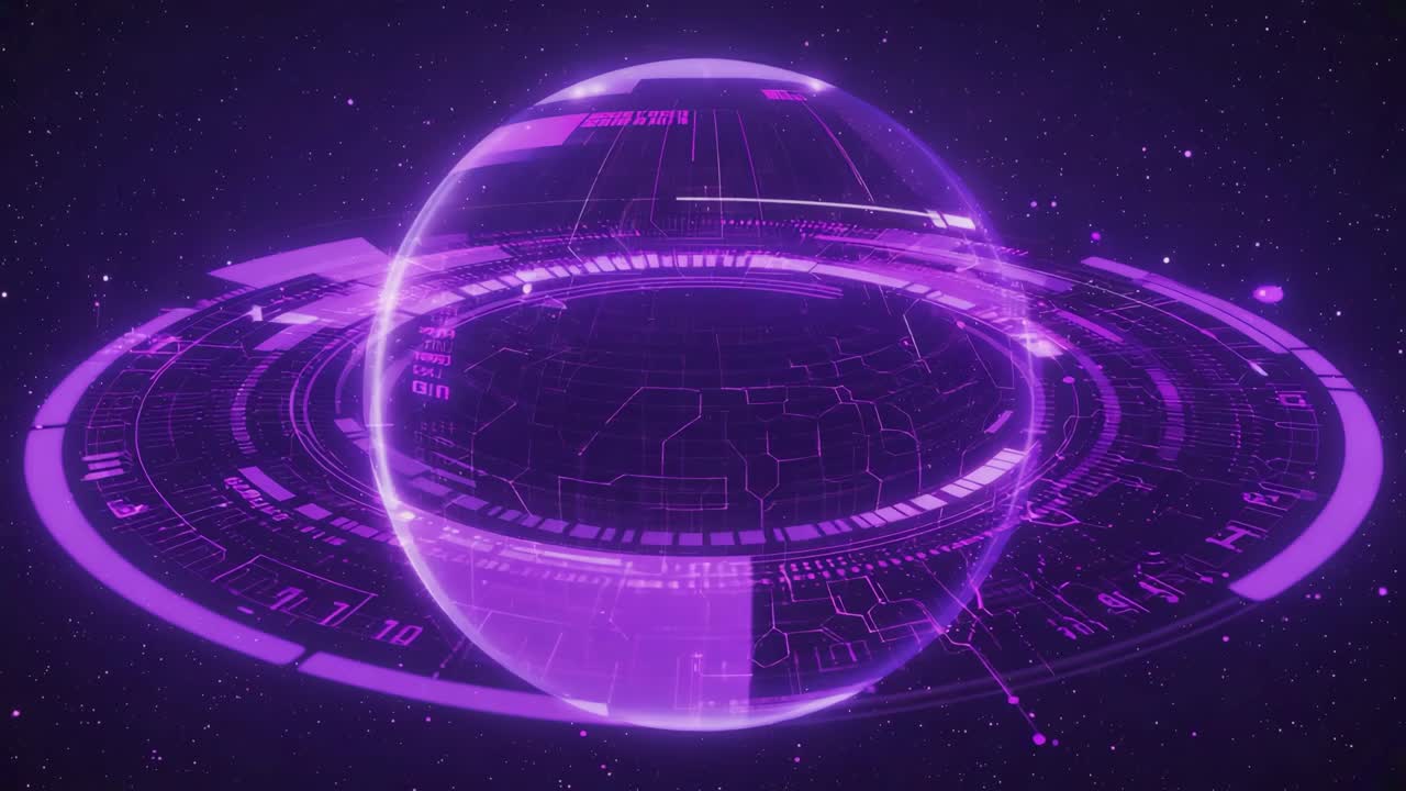 Abstract Technology Sphere