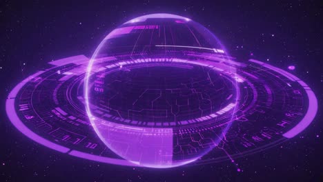 abstract technology sphere